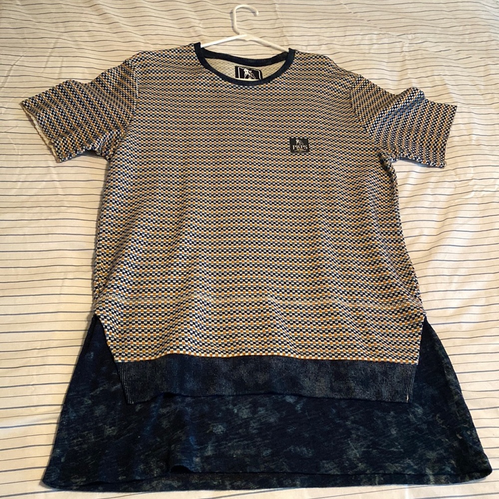 PRPS Double Layer bottom knitted shirt.